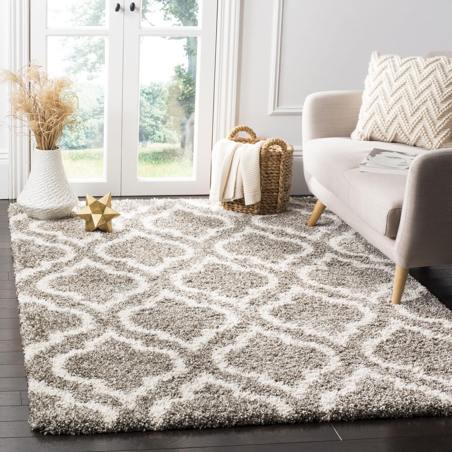 Safavieh Hudson Louise Geometric Shag Area Rug