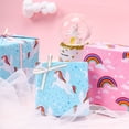 thumbnail image 4 of Unicorn Wrapping Paper Roll - Mini Roll - Unicorn/ Rainbow/Cloud Print for Birthday, Baby Shower - 17 x 120 inches - 3 Rolls (42.5 sq.ft.ttl.), 4 of 7