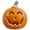 Yellow#1, variant on Glow-in-the-Dark Halloween Pumpkin Lantern Decor - 12.8" Hollowed Out Plastic Jack-o-Lantern for Indoor/Outdoor Decor, Party Props, Mall Displays - European Style Spooky Glowing Pumpkin Lights