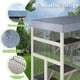 thumbnail image 4 of Yeshouse Recinto para gatos Catio de madera de 180 cm para exterior, con plataformas, dos casetas para dormir y techo impermeable resistente a rayos UV, 4 of 8
