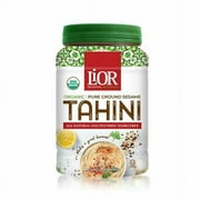 LiOR Tahini | USDA Organic | Pure Stone Ground Sesame Butter | 16 oz