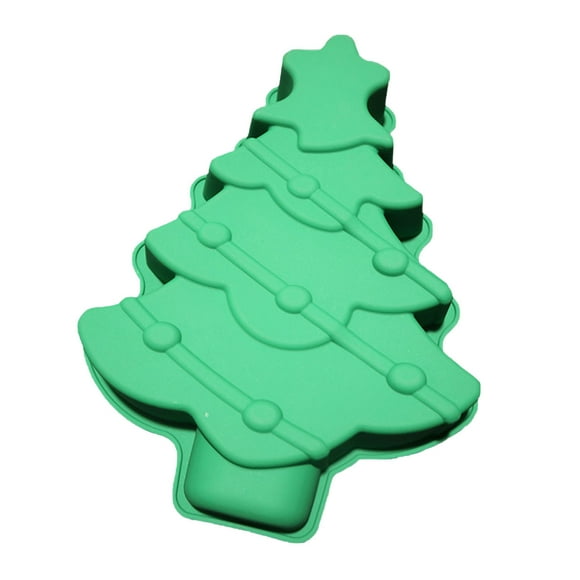 Little Christmas Trees for Decoration Diy Creative Christmas Tree Silicone Chocolate Cake Decoration Baking Candy Christmas Tree Decorations Candy Decorations for Christmas Tree