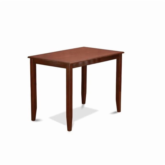 Buckland Counter Height Rectangular Table 30 In. X 48 In. In Mahogany Finish