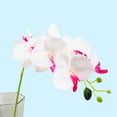 thumbnail image 3 of Homeholiday 2 Branches Orchid Artificial Flower 7-Head Fabric Simulation Flower Home Wedding Decoration, 3 of 7