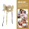 thumbnail image 2 of Máscara de antifaz con vara, ideal para fiestas de disfraces, bailes y graduaciones., 2 of 8