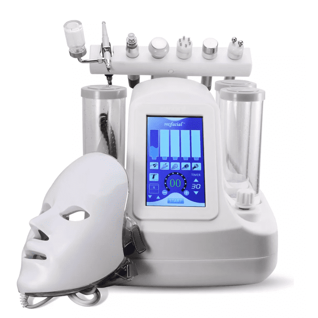 Máscara de Terapia Facial Picool 7 En 1 Dermoabrasión Hidrafacial