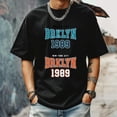 thumbnail image 4 of Men's Short Sleeve Graphic T shirt Collection Summer New Fashion Trend Sports Shirt Loose style Large, 4 of 5