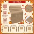 thumbnail image 6 of Table Runner 36 Inches Long, Sand Beige Decorative Table Runner for Party Wedding Home Decor, Boho Modern Minimalist Linen Texture Dresser Scarves for Bedroom Kitchen Tables Decor 13x36 Inch, 6 of 9