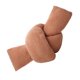 thumbnail image 4 of Cojín decorativo con nudo retorcido, cómodo cojín anudado, cojín de peluche suave Marrón claro, 4 of 9