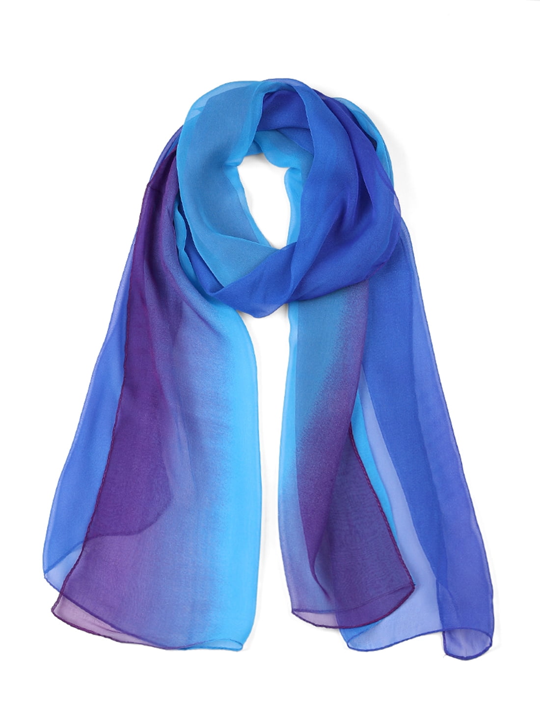 royal blue chiffon scarves