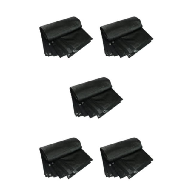 Inteprter Red de sombrilla de amplia aplicación para jardines, patios y eventos al aire libre Red de sombra negra con ojales 2 * 2 metros Type2 NO2