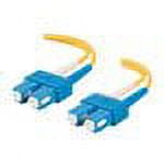 C2G 10m SC-SC 9/125 Duplex Single Mode OS2 Fiber Cable - Yellow - 33ft - patch cable - 33 ft - yellow