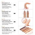 thumbnail image 4 of Práctica de uñas Práctica Mano Bendible Fake FingernaRail para empezar de impresión Capacitación Maquillaje Salón Joyas Soporte Soporte Soporte de Halloween Precs Tipo 5 sidaley CE001601-05, 4 of 7