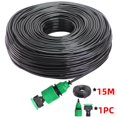 thumbnail image 1 of 5-100M 1/4'' Garden Watering PVC Hose Micro Drip Irrigation 4/7mm Pipe Hose Tubing Bonsai Balcony Plant Flower Greenhouse He Qiyong unisex, 1 of 2