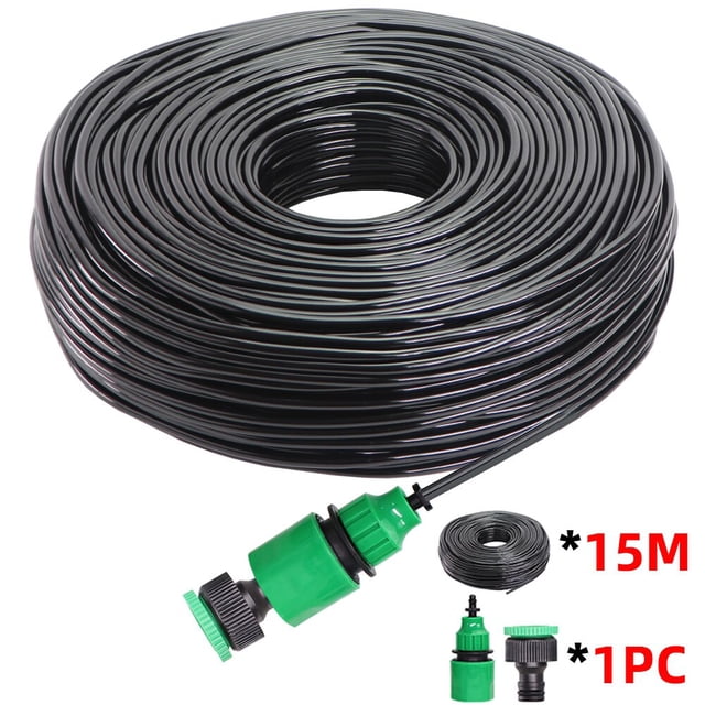 5-100M 1/4'' Garden Watering PVC Hose Micro Drip Irrigation 4/7mm Pipe Hose Tubing Bonsai Balcony Plant Flower Greenhouse He Qiyong unisex