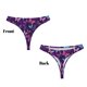 thumbnail image 3 of Fotbe Bright Purple Butterflies Tanga Sin Costuras para Mujer con Estampado – Panties Invisibles, Transpirables y Cómodos para Uso Diario-4X-Large, 3 of 6