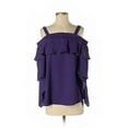thumbnail image 2 of Romeo and Juliet ACAI Women's Off Shoulder Flounce Angel Sleeves Blouse, L, 2 of 6