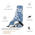 thumbnail image 3 of Balery Blue Watercolor Print Towels - Luxurious Jumbo Bath Sheet - Highly Absorbent and Quick Dry Extra Large Bath Towel - Super Soft Hotel Quality Towel-, 3 of 8
