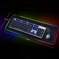 thumbnail image 4 of wqlpp-Extra Large RGB Gaming Mouse Pad Voice-Activated Music Rhythm Extended Soft LED Mouse Pad-12 Light Modes, Interaction and Immersion When Gaming/Music/Office/Home(31.5 x 12 Inch), 4 of 4