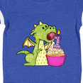 thumbnail image 4 of Inktastic Dragon Cupcake 1st Birthday Boys or Girls Baby Bodysuit, 4 of 5