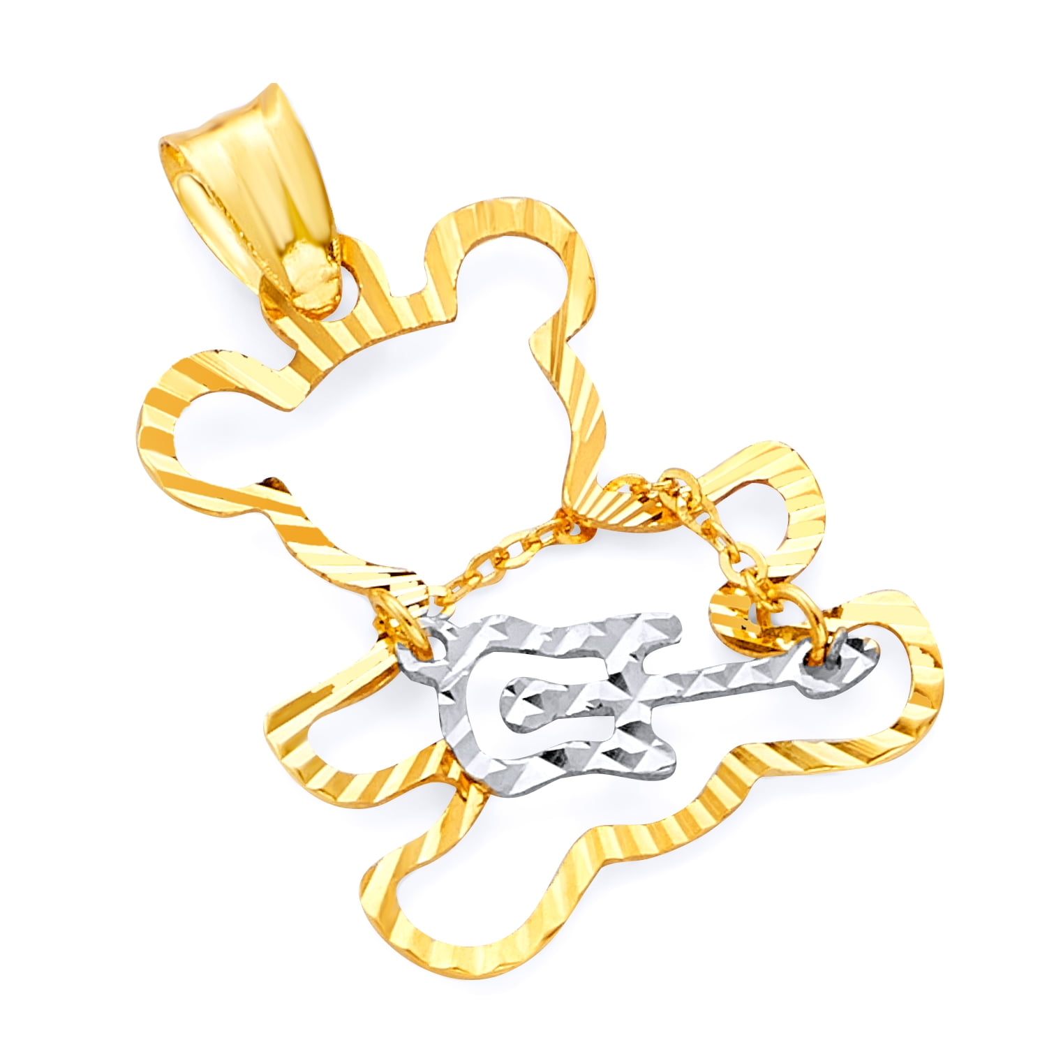 Size : 17 x 9 mm Wellingsale 14k Yellow Gold CZ Cubic Zirconia Smile Pendant