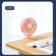 thumbnail image 5 of Bewildely Pequeño ventilador de Clip recargable para el hogar, dormitorio, escuela, bolsillo, ventiladores de bajo ruido, portátil, verano, deportes al Electrodomésticos Rosado Bewildely HA064269-02, 5 of 6