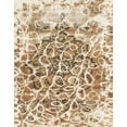 thumbnail image 1 of Ahgly Company Indoor Rectangle Abstract Deep Peach Orange Abstract Area Rugs, 2' x 5', 1 of 6