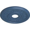 thumbnail image 3 of Ekena Millwork 16 1/8"OD x 3 1/2"ID x 7/8"P Genevieve Ceiling Medallion (Fits Canopies up to 3 1/2"), Hand-Painted Americana, 3 of 6