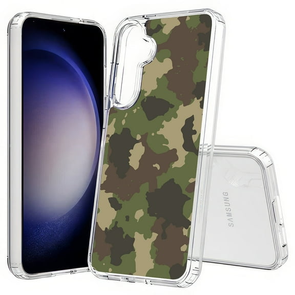 TalkingCase Slim Fit Phone Case Compatible for Samsung Galaxy S25 Plus(Not S25/ S25 Ultra), Camouflage Design 3 Print, Lightweight,Flexible, USA Print