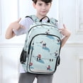 thumbnail image 6 of FORMRS School Backpack 17" Student Travel Bag with Laptop Compartment, Blue Ice Hockey, 6 of 7