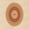 thumbnail image 1 of Ahgly Company Tapis d'Intérieur Lavable en Machine Carré Transitionnel Blond Doré Or, 4 Pieds Carré, 1 of 7