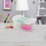 Sterilite Storage Bins ShowOffs Medium - Latch Lid - 6 Pack, Clear