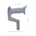 thumbnail image 2 of BESTYASH Walker Hand Grips Crutch Handle Grey PP Stability Support 1Set, 2 of 7