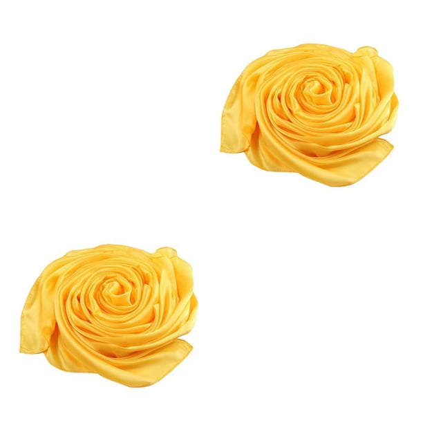 Minnieouse Bufanda de mujer, estilo Simple, bloqueador solar, cubierta de cuello, accesorio de ropa, hermosas bufandas de Color sólido para niñas, para Dorado 2piezas Minnieouse CBP350200