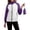 Purple(Jackets), variant on GUACER Colorblock Lightweight Hooded Windbreaker for Women with Storage Pouch, Packable Nylon Waterproof Zip-Up Jackets