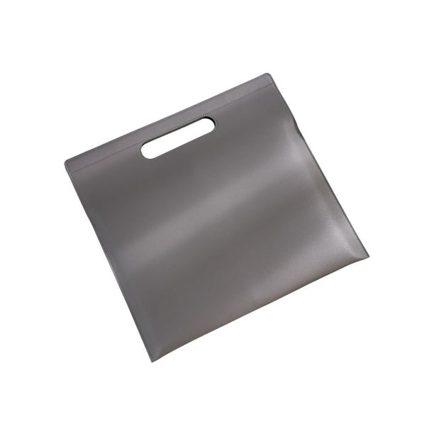 Pisexur Batería de cocina Bolsa de documentos magnética de mano A4, de cuero, impermeable, para oficina, portátil, para tableta y ordenador para la cocina del hogar
