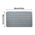 thumbnail image 2 of PYPESEEWY Warehouse Memory Foam Bath Mat Rug Ultra Soft and Non-Slip Bathroom Rugs Alfombras De Peluche Luxury Bath Rugs Yellow and Gray Bathroom Rug Bathroom Rugs Boho Quick Dry Bath Mats, 2 of 5