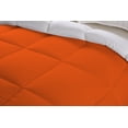 thumbnail image 3 of BedDecor 300 GSM 1Pcs Reversible Solid (Orange, Oversize King) 100% Egyptian Cotton Base Comforter, 3 of 8