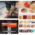 thumbnail image 3 of 5 Pieces Wood Router Bits, 30/40/45/50/60mm Carbide Woodworking Router Bits, for Decorating Drawers, Furniture and DIY (red), 3 of 5