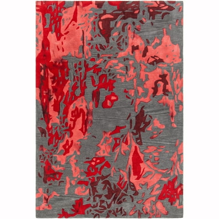 Artist Studio Collection Rug - Artist's Loom Harriet Collection Hand-Tufted Abstract Pattern Wool Rug