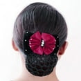 thumbnail image 3 of Jiaroswwei Women Bow Barrette Hair Clip Cover Bowknot Bun Snood Hairnet Hair Accessory, 3 of 7