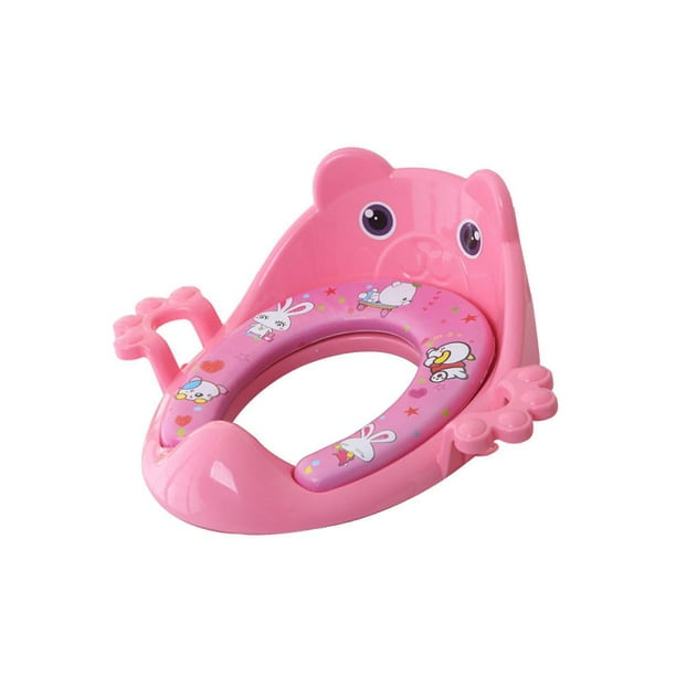 Asiento de entrenamiento YONGSHENG para niños acolchado suave rosa
