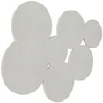 thumbnail image 5 of DecMode White Wood Carved Pinwheel Plate Wall Decor, 5 of 7