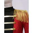 thumbnail image 5 of Zaldita Kids Girls Circus Ringmaster Costume Halloween Christmas Party Wear Carnival Dance Leotard Red 8, 5 of 7