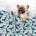 thumbnail image 3 of Naloa Penguins Whales Dog Blanket, 3 Sizes Cat Blanket for Indoor Cats Large Medium Small Dog Gifts-Large, 3 of 8
