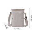 thumbnail image 3 of Crossbody Bag Small Multi Pocket Adjustable Strap Water Resistant Organizer Shoulder Bag Lightweight Daily Use Travel Work Commute Outdoor Essential Bag For Men Women Hands Free Carry, 3 of 6