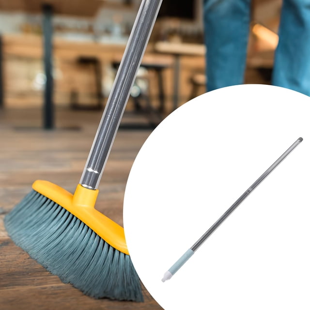 WHAMVOX Stainless Steel Broom Handle Mop Replacement Stick 1 Set Floor Cleaning Tool for Household Use
