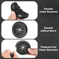 thumbnail image 2 of Uxcell 4-Pack Rubber Grommets for Wiring 50mm Petal-Shaped Desk Hole Grommet, 2 of 7