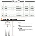 thumbnail image 2 of Bigersell Womens Pants Capris Women Summer Pants Casual Solid Color Elastic Waist Linen Pockets Pants Green-2 l, 2 of 6
