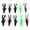 Five color combinati, variant on Youthyao 10Pcs Wacky Worms Fish Lures Fishing Wacky Baits Soft Lures Wacky Soft Worms Wacky Worms Baits Set